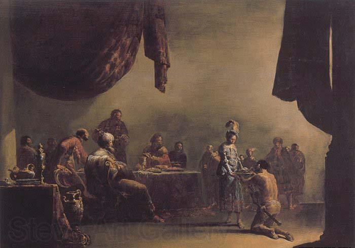 BRAMER, Leonaert Salome Presented with the Head of St John the Baptist Germany oil painting art